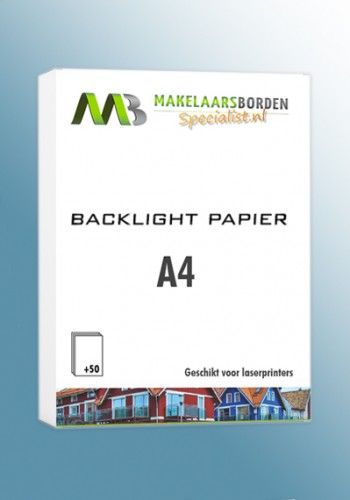 Backlight papier A4 (50 vel)