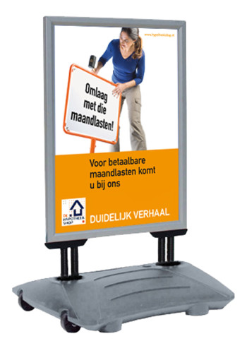 Stoepbord Luxe met waterbase