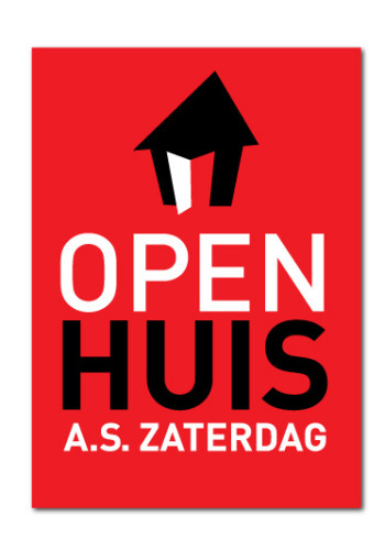 Poster OPEN HUIS a.s. zaterdag