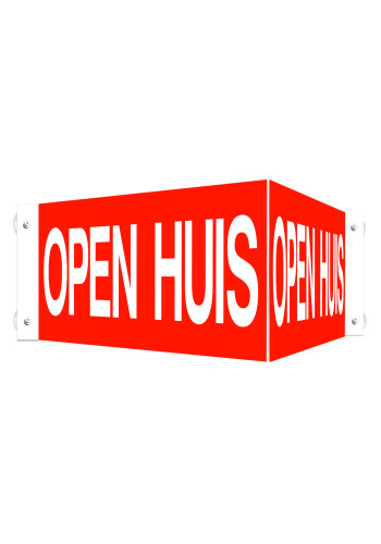 Open Huis V-bord met zuignappen