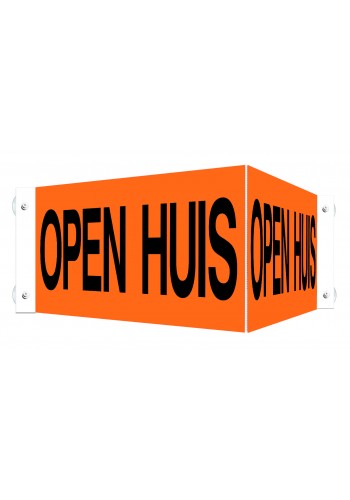 Open Huis V-bord met zuignappen (oranje)