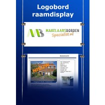 raampresentatie logobord