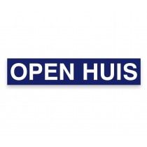 Sticker ultra removable OPEN HUIS