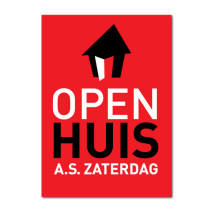 Poster OPEN HUIS a.s. zaterdag