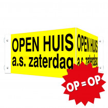 v-bord - openhuis a.s. zaterdag - ZUIGNAP - GEEL - OP=OP