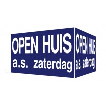 OPEN HUIS V-bord a.s. zaterdag met tape (blauw)