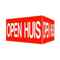 Open Huis V-bord met tape