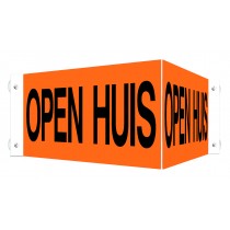 Open Huis V-bord met zuignappen (oranje)