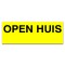 Bovenbord OPEN HUIS (geel)