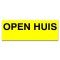 Bovenbord OPEN HUIS (geel)