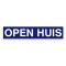 Sticker ultra removable OPEN HUIS