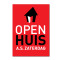 Poster OPEN HUIS a.s. zaterdag