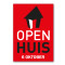 Poster OPEN HUIS met datum