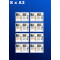 raampresentatie - raamdisplay 4 x dubbel a3 (A4 papier)