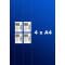 raampresentatie - raamdisplay 2 x dubbel a4