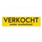 Sticker VERKOCHT onder voorbehoud geel