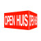 Open Huis V-bord met tape