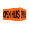Open Huis V-bord met tape (oranje)